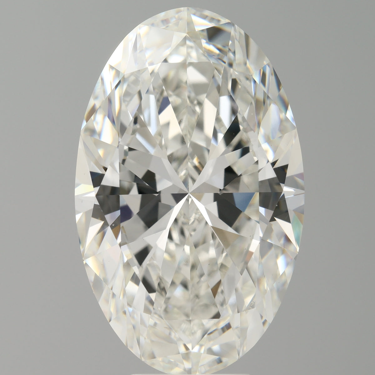9.07 Carat Oval Shaped, Ideal Cut, F Color, VVS2 Clarity, IGI Certified Lab Grown Diamond