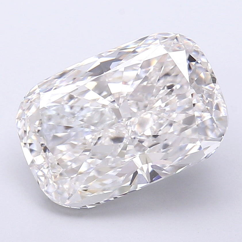5.35 Carat Cushion Shaped, Very Good Cut, E Color, VVS2 Clarity, IGI Certified Lab Grown Diamond