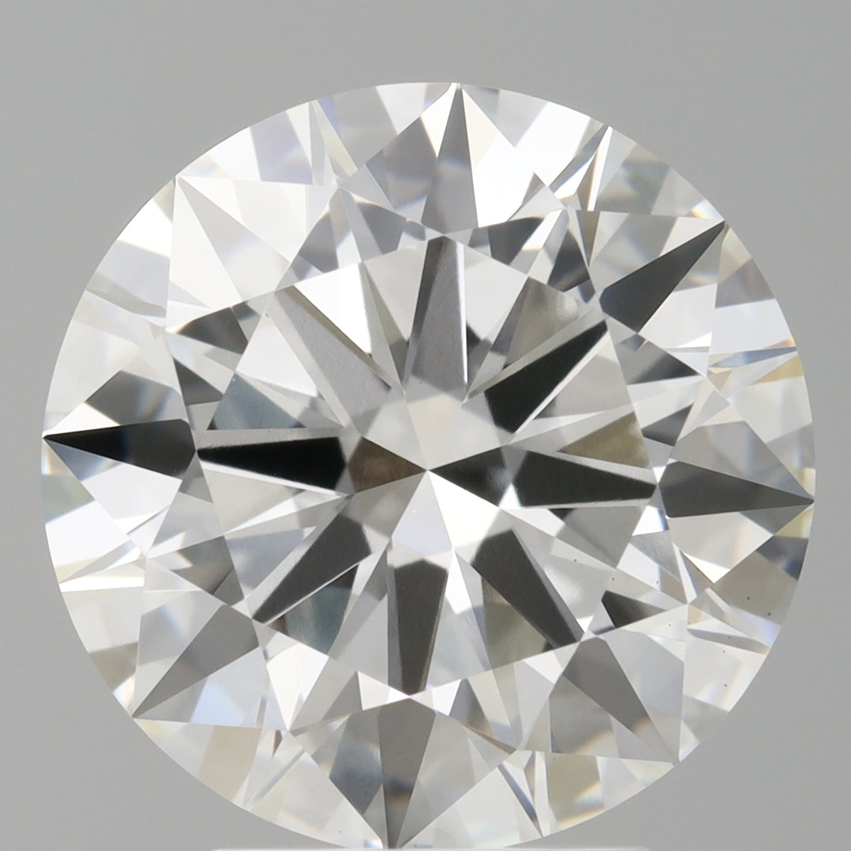 4.05 Carat Round Shaped, Ideal Cut, F Color, VVS2 Clarity, IGI Certified Lab Grown Diamond