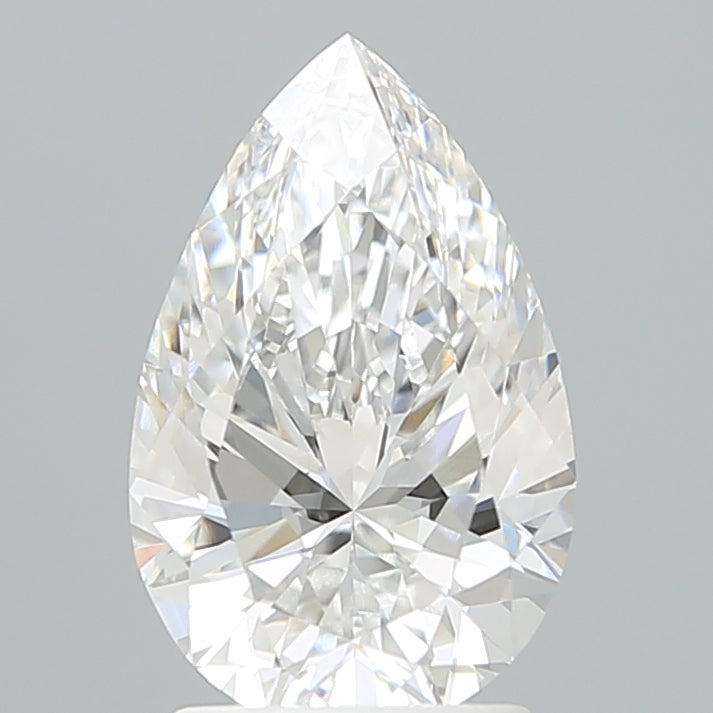 2.28 Carat Pear Shaped, Ideal Cut, E Color, VVS2 Clarity, IGI Certified Lab Grown Diamond