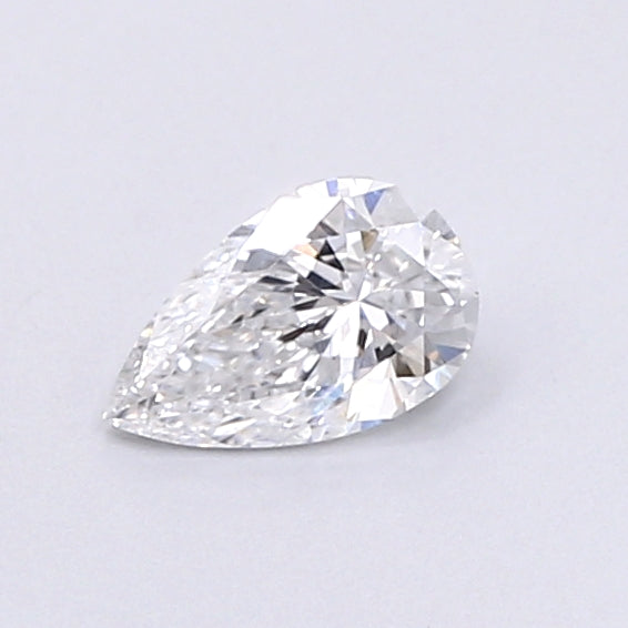 0.38 Carat Pear Shaped, Very Good Cut, D Color, VS1 Clarity, IGI Certified Lab Grown Diamond