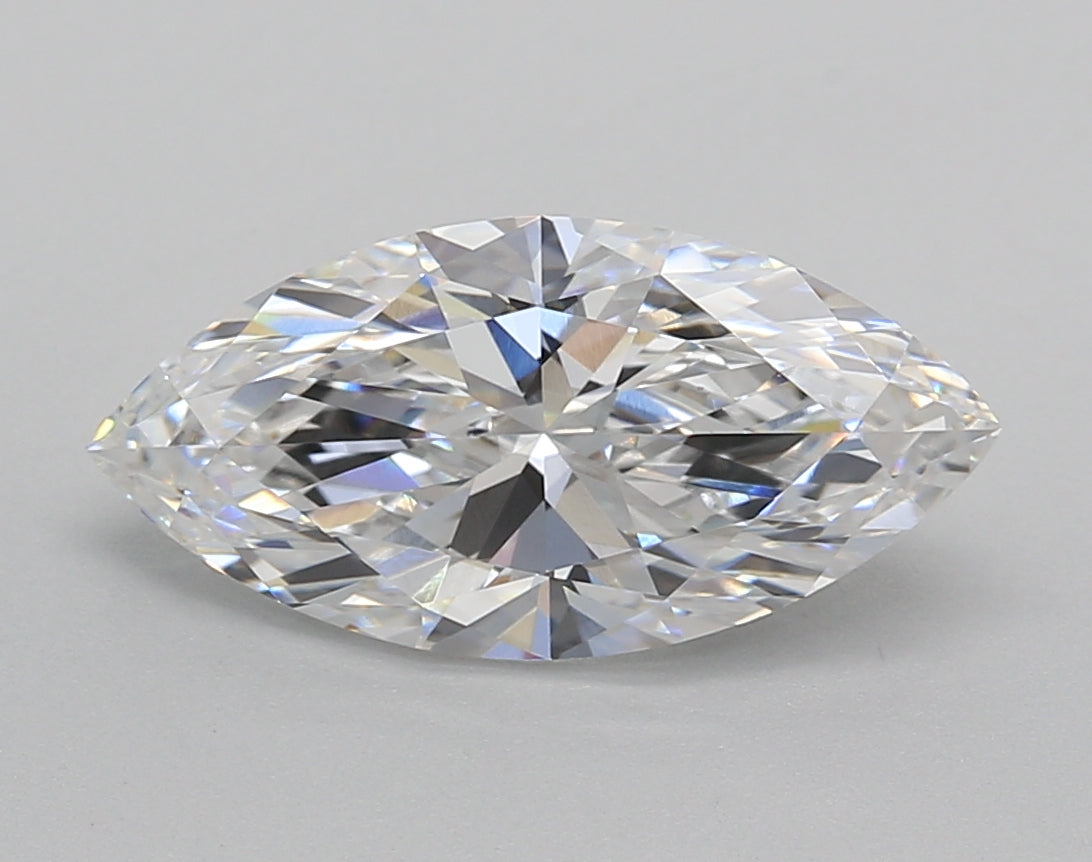 2.48 Carat Marquise Shaped, Excellent Cut, D Color, VVS2 Clarity, IGI Certified Lab Grown Diamond