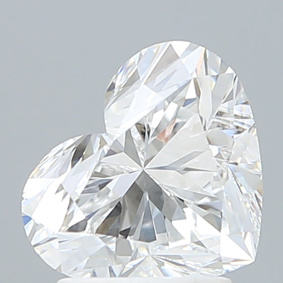 2.17 Carat Heart Shaped, Ideal Cut, D Color, VVS2 Clarity, IGI Certified Lab Grown Diamond
