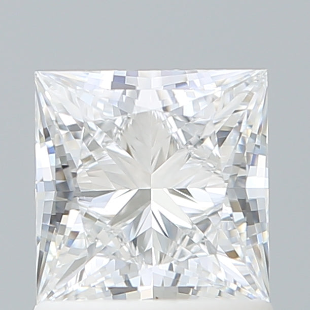 1.24 Carat Princess Shaped, Ideal Cut, D Color, VS1 Clarity, IGI Certified Lab Grown Diamond