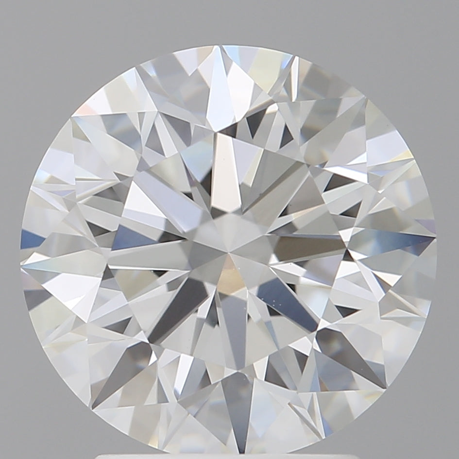 3.10 Carat Round Shaped, Ideal Cut, F Color, VVS2 Clarity, IGI Certified Lab Grown Diamond