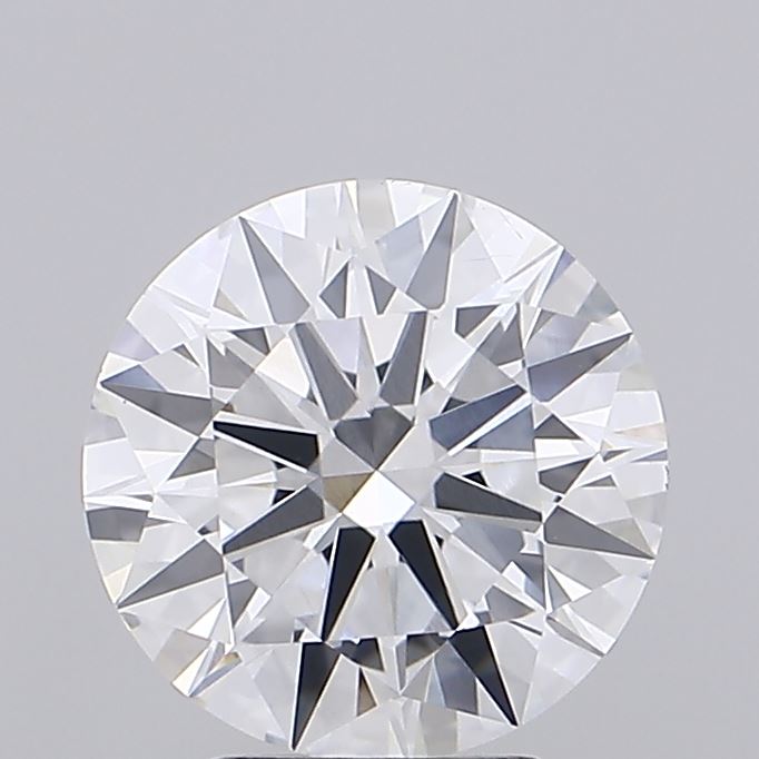 2.15 Carat Round Shaped, Ideal Cut, D Color, VS1 Clarity, IGI Certified Lab Grown Diamond