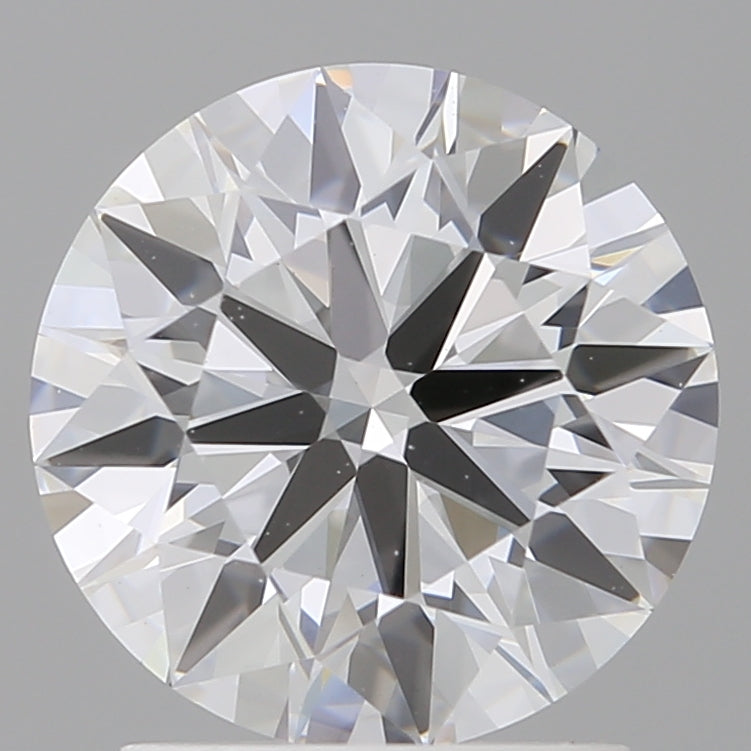 1.97 Carat Round Shaped, Ideal Cut, D Color, VVS2 Clarity, IGI Certified Lab Grown Diamond