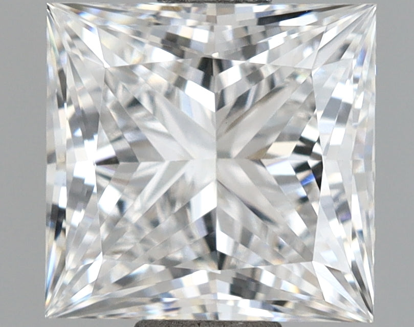 1.35 Carat Princess Shaped, Ideal Cut, D Color, VVS1 Clarity, IGI Certified Lab Grown Diamond