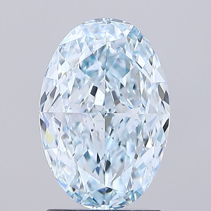 2.05 Carat Oval Shaped, Ideal Cut, VS1 Clarity, IGI Certified Lab Grown Diamond