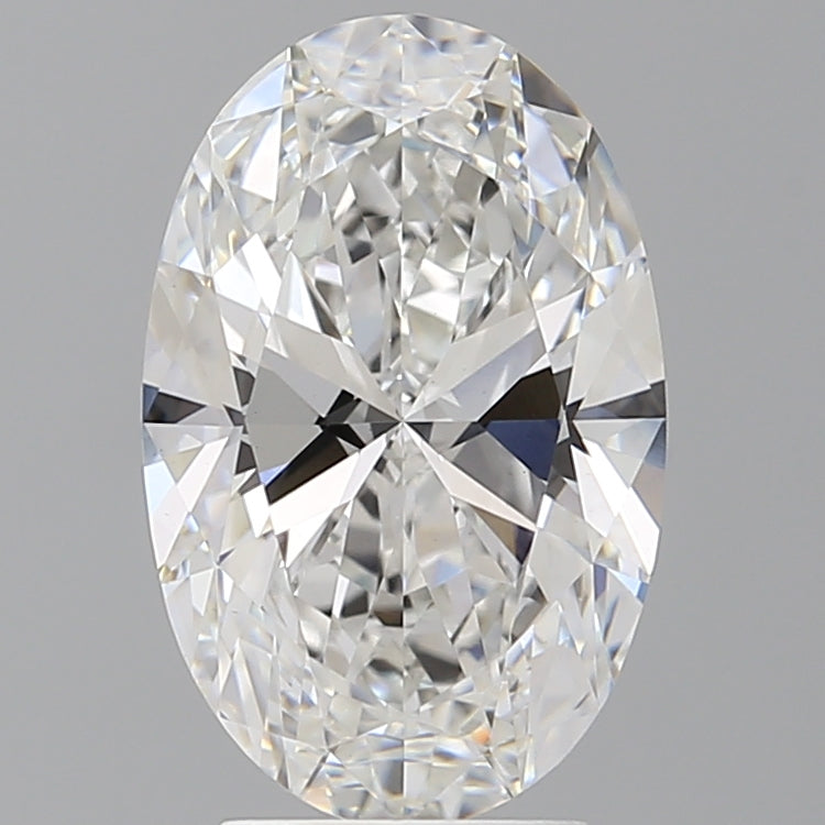 3.57 Carat Oval Shaped, Ideal Cut, E Color, VVS2 Clarity, IGI Certified Lab Grown Diamond