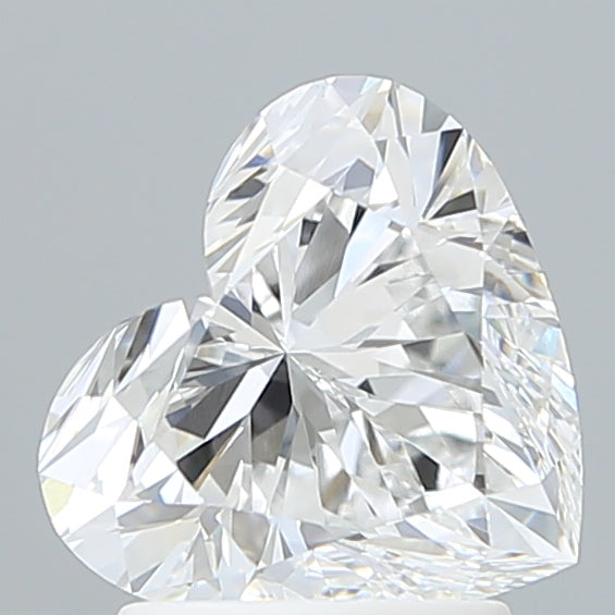 2.03 Carat Heart Shaped, Ideal Cut, D Color, VVS2 Clarity, IGI Certified Lab Grown Diamond