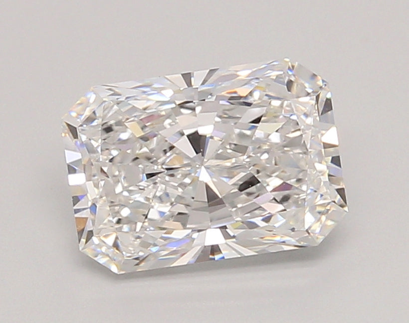 2.07 Carat Radiant Shaped, Ideal Cut, D Color, VVS2 Clarity, IGI Certified Lab Grown Diamond