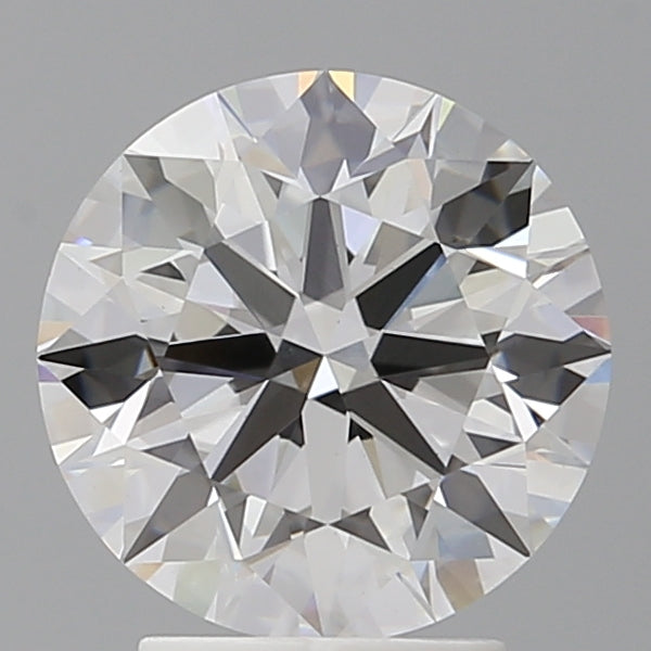 3.07 Carat Round Shaped, Ideal Cut, F Color, VVS2 Clarity, IGI Certified Lab Grown Diamond