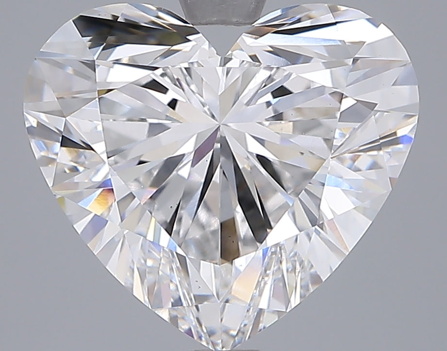4.84 Carat Heart Shaped, Ideal Cut, D Color, VS1 Clarity, IGI Certified Lab Grown Diamond
