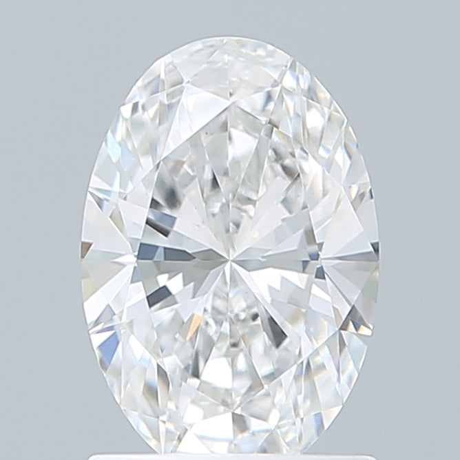 1.29 Carat Oval Shaped, Ideal Cut, D Color, VVS2 Clarity, IGI Certified Lab Grown Diamond