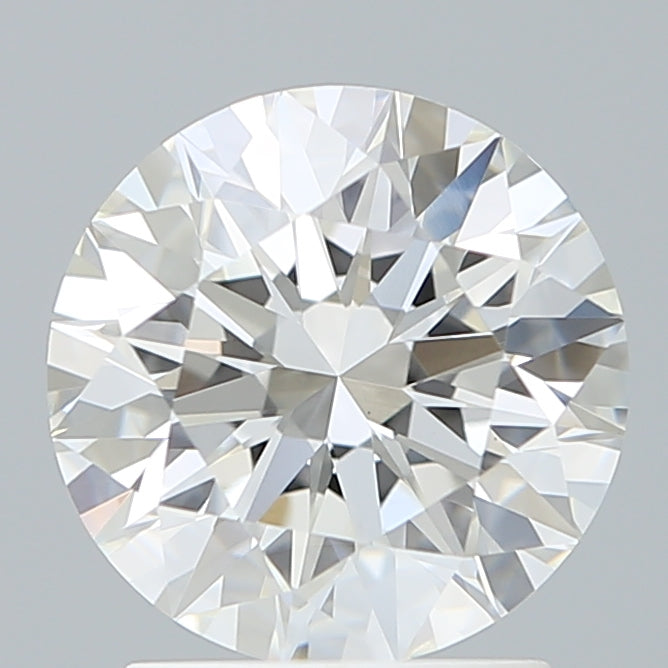 2.06 Carat Round Shaped, Excellent Cut, F Color, VVS2 Clarity, IGI Certified Lab Grown Diamond