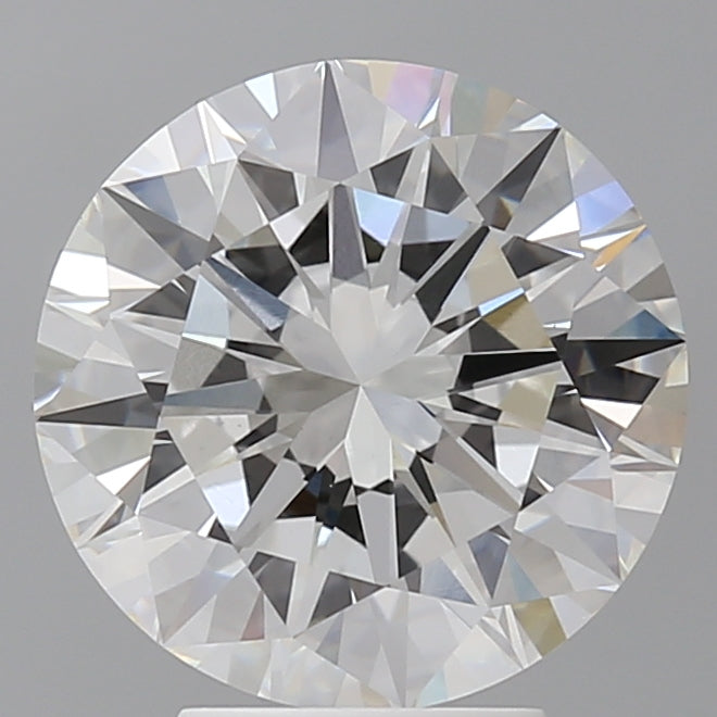 4.55 Carat Round Shaped, Excellent Cut, E Color, VVS2 Clarity, IGI Certified Lab Grown Diamond