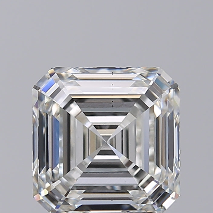 3.04 Carat Asscher Shaped, Ideal Cut, G Color, VS2 Clarity, IGI Certified Lab Grown Diamond