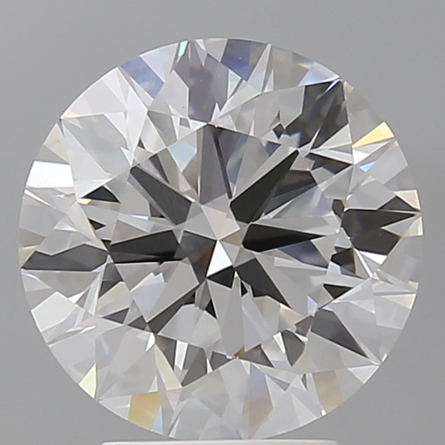 4.02 Carat Round Shaped, Ideal Cut, E Color, VVS2 Clarity, IGI Certified Lab Grown Diamond