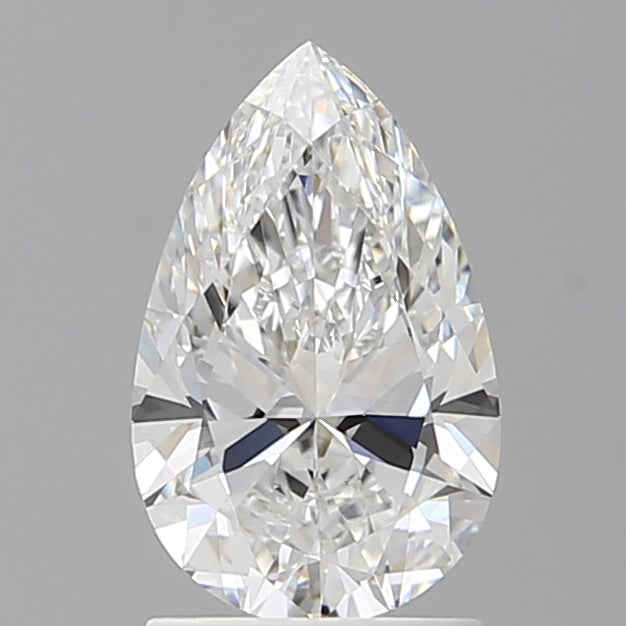 1.59 Carat Pear Shaped, Ideal Cut, D Color, VVS2 Clarity, IGI Certified Lab Grown Diamond