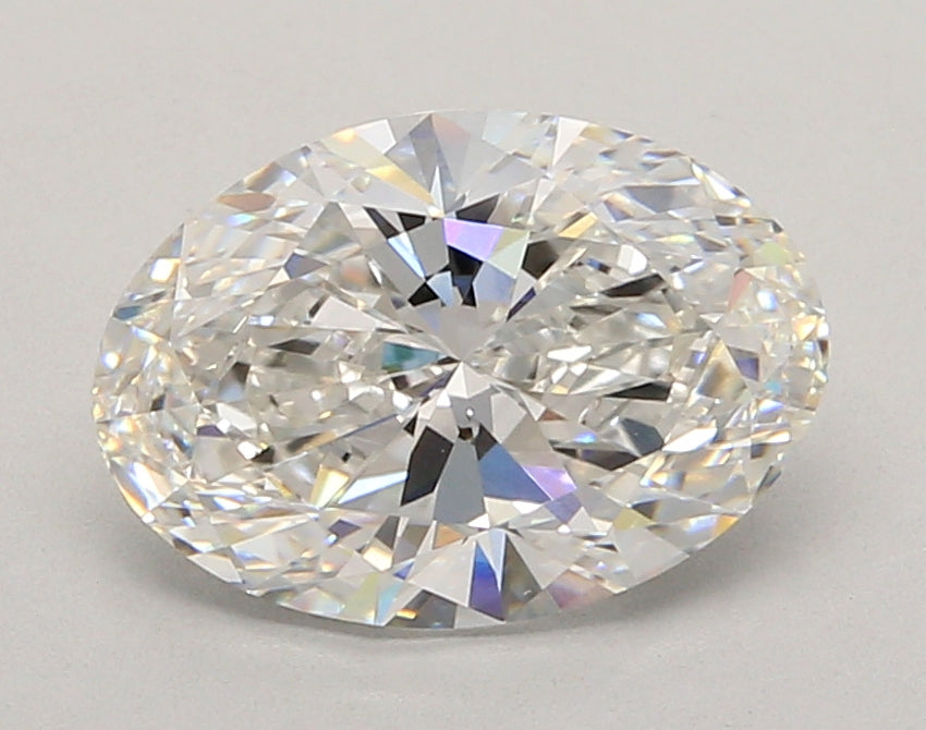 2.75 Carat Oval Shaped, Ideal Cut, E Color, VVS2 Clarity, IGI Certified Lab Grown Diamond