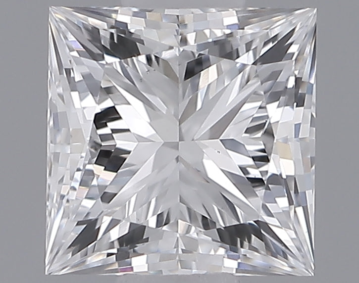 0.79 Carat Princess Shaped, Ideal Cut, D Color, VS1 Clarity, IGI Certified Lab Grown Diamond