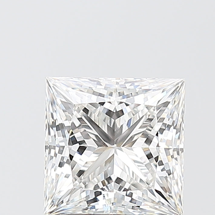 2.03 Carat Princess Shaped, Ideal Cut, E Color, VS1 Clarity, IGI Certified Lab Grown Diamond