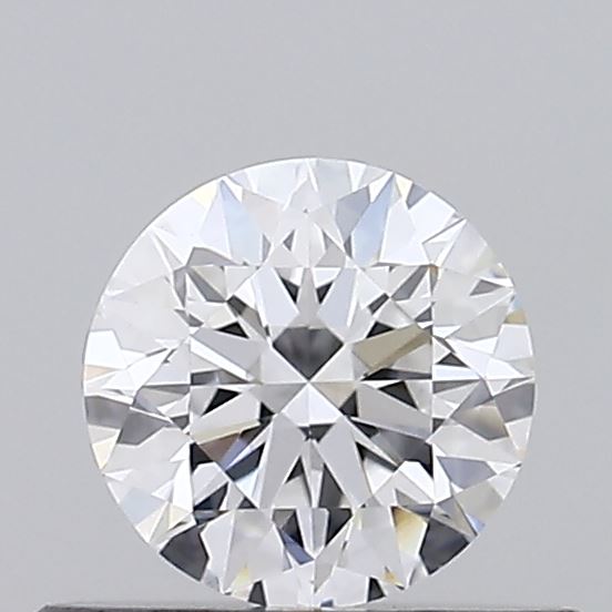 0.44 Carat Round Shaped, Excellent Cut, D Color, VVS2 Clarity, IGI Certified Lab Grown Diamond