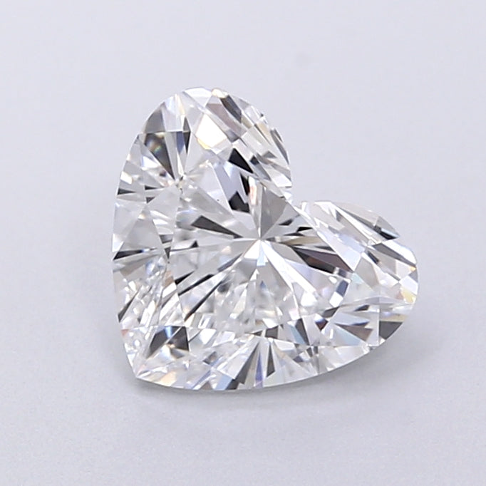 1.36 Carat Heart Shaped, Very Good Cut, D Color, VS1 Clarity, IGI Certified Lab Grown Diamond