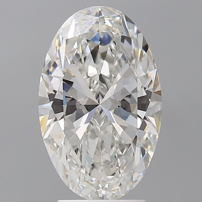 3.53 Carat Oval Shaped, Ideal Cut, F Color, VVS2 Clarity, IGI Certified Lab Grown Diamond