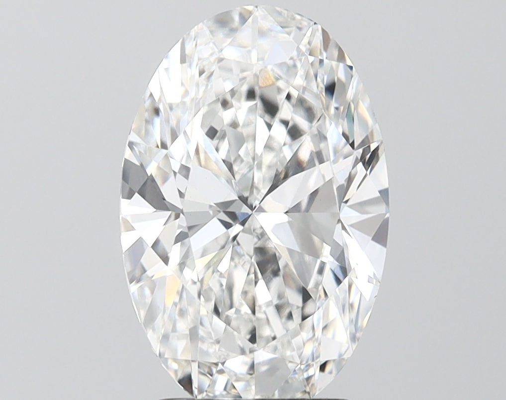3.06 Carat Oval Shaped, Ideal Cut, E Color, VVS2 Clarity, IGI Certified Lab Grown Diamond
