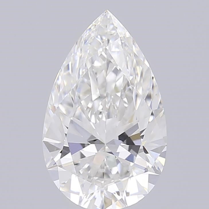 1.29 Carat Pear Shaped, Ideal Cut, E Color, VVS1 Clarity, IGI Certified Lab Grown Diamond