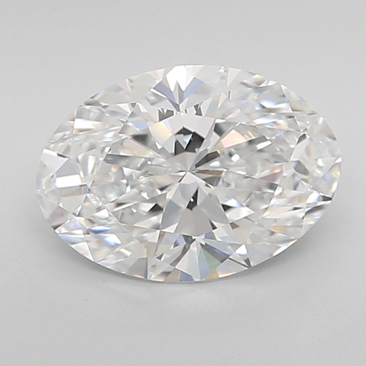 2.01 Carat Oval Shaped, Ideal Cut, D Color, VS1 Clarity, IGI Certified Lab Grown Diamond