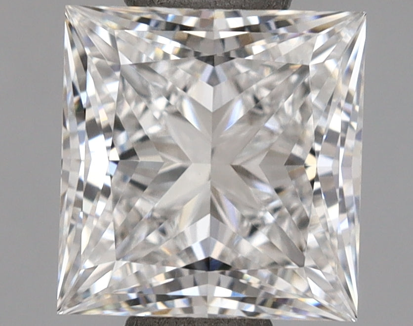 1.08 Carat Princess Shaped, Excellent Cut, E Color, VVS1 Clarity, IGI Certified Lab Grown Diamond