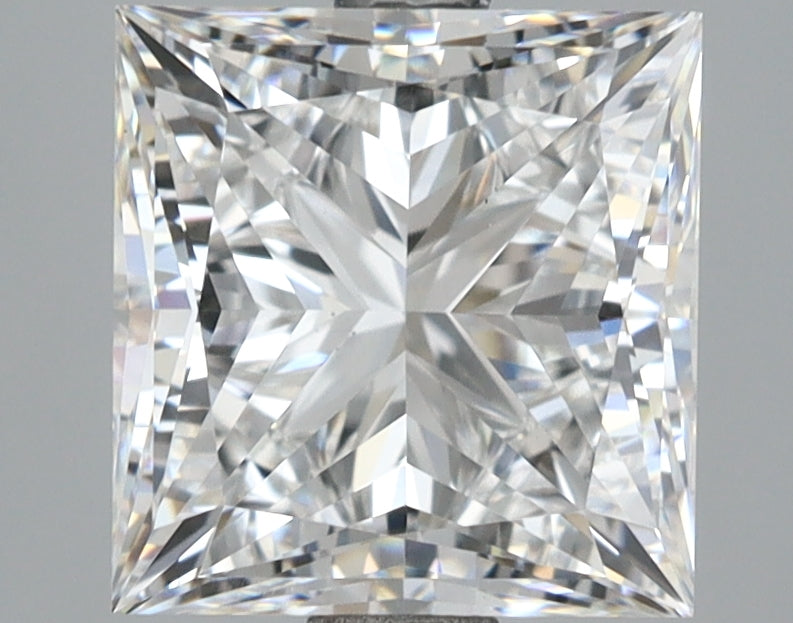 3.58 Carat Princess Shaped, Ideal Cut, D Color, VS1 Clarity, IGI Certified Lab Grown Diamond