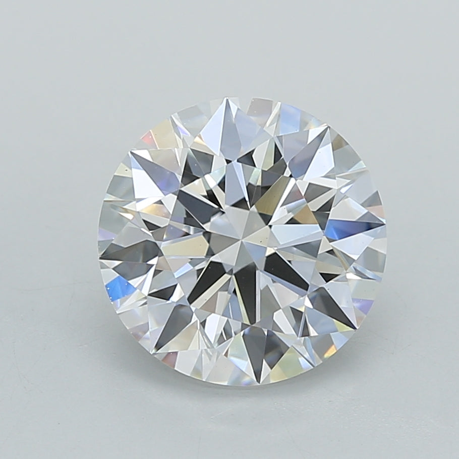 2.50 Carat Round Shaped, Ideal Cut, E Color, SI1 Clarity, IGI Certified Lab Grown Diamond