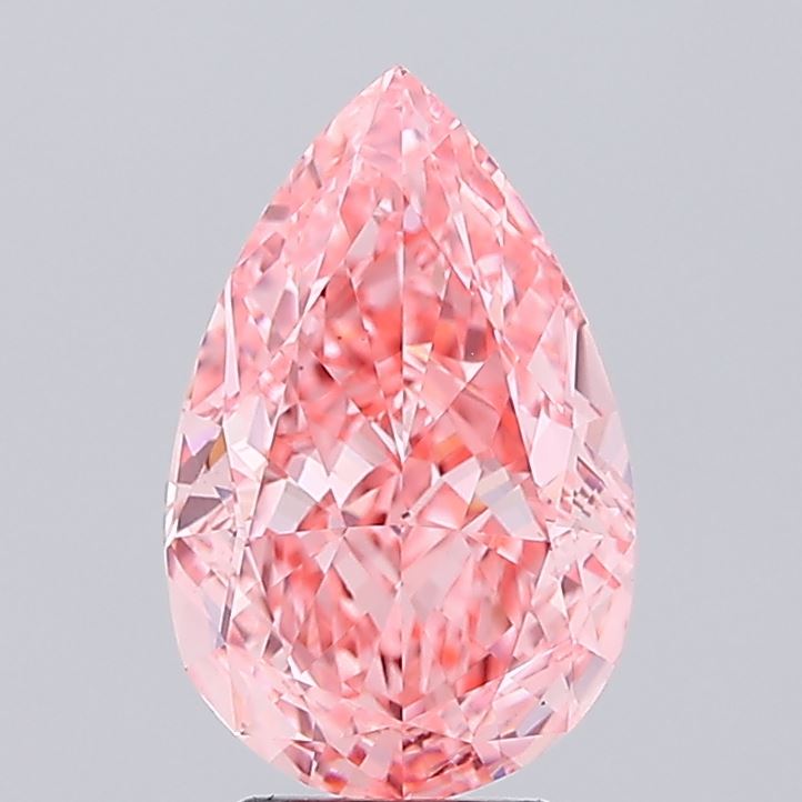5.02 Carat Pear Shaped, Ideal Cut, VS1 Clarity, IGI Certified Lab Grown Diamond