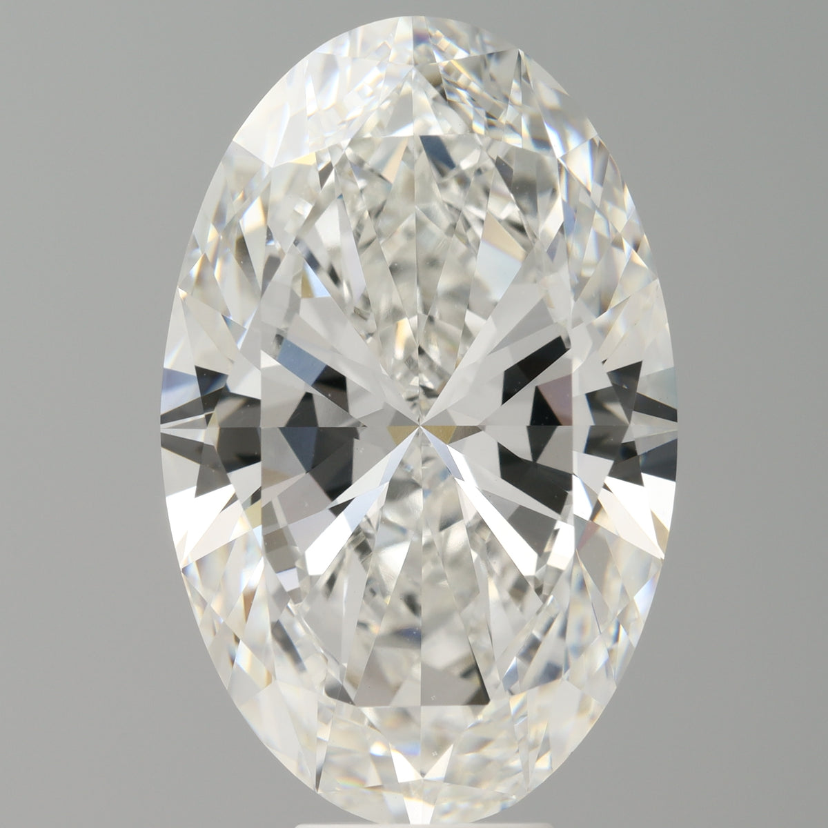 10.00 Carat Oval Shaped, Ideal Cut, F Color, VVS2 Clarity, IGI Certified Lab Grown Diamond
