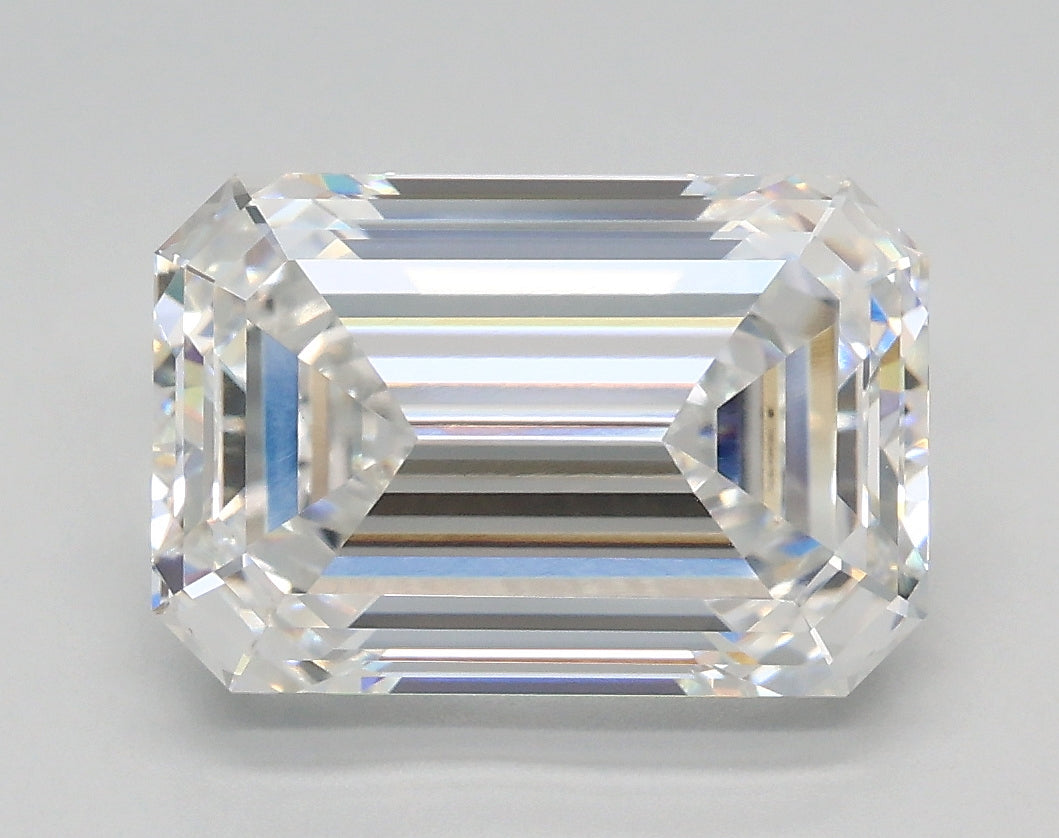 4.08 Carat Emerald Shaped, Very Good Cut, E Color, VVS1 Clarity, IGI Certified Lab Grown Diamond