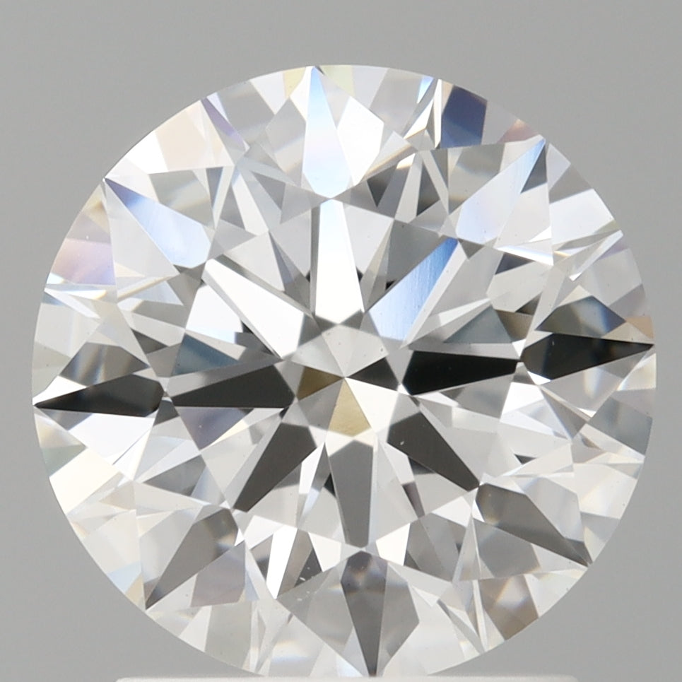 1.99 Carat Round Shaped, Excellent Cut, E Color, VVS2 Clarity, IGI Certified Lab Grown Diamond