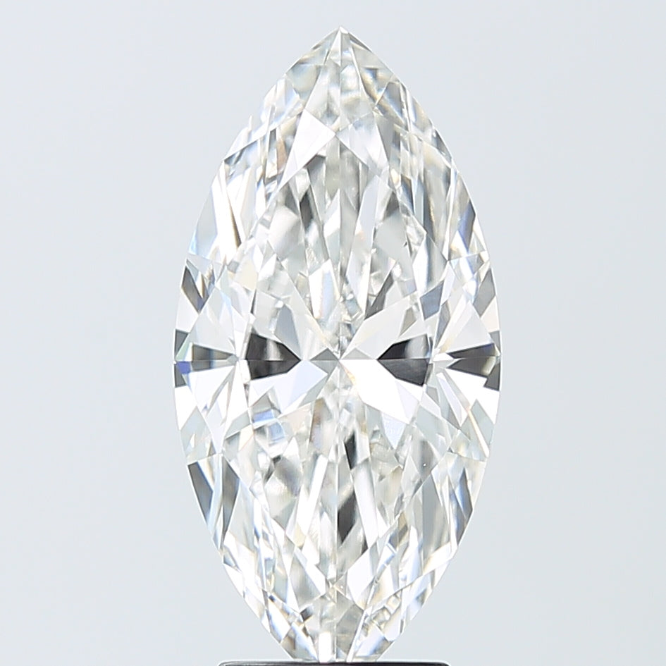 4.02 Carat Marquise Shaped, Ideal Cut, G Color, VS1 Clarity, IGI Certified Lab Grown Diamond