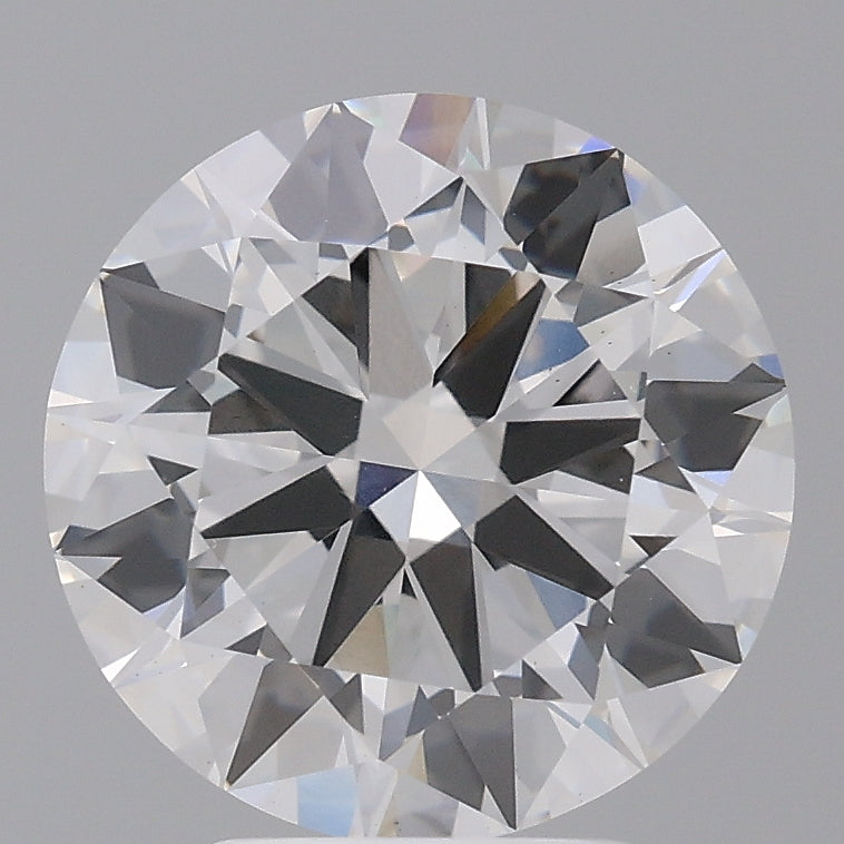 4.02 Carat Round Shaped, Excellent Cut, E Color, VS1 Clarity, IGI Certified Lab Grown Diamond
