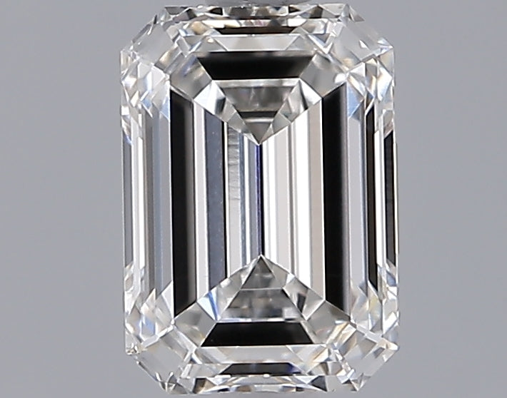 1.59 Carat Emerald Shaped, Ideal Cut, G Color, VS1 Clarity, IGI Certified Lab Grown Diamond