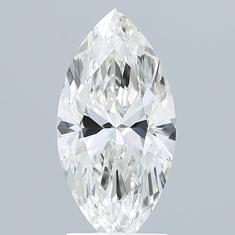2.10 Carat Marquise Shaped, Ideal Cut, F Color, VVS2 Clarity, IGI Certified Lab Grown Diamond