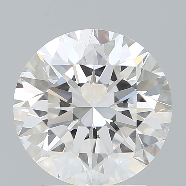 2.61 Carat Round Shaped, Excellent Cut, E Color, VS1 Clarity, IGI Certified Lab Grown Diamond