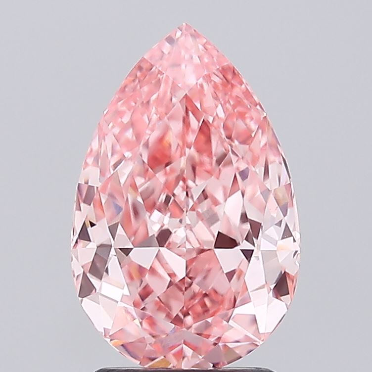 2.50 Carat Pear Shaped, Ideal Cut, VVS2 Clarity, IGI Certified Lab Grown Diamond
