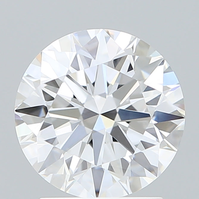 2.10 Carat Round Shaped, Excellent Cut, E Color, VVS2 Clarity, IGI Certified Lab Grown Diamond