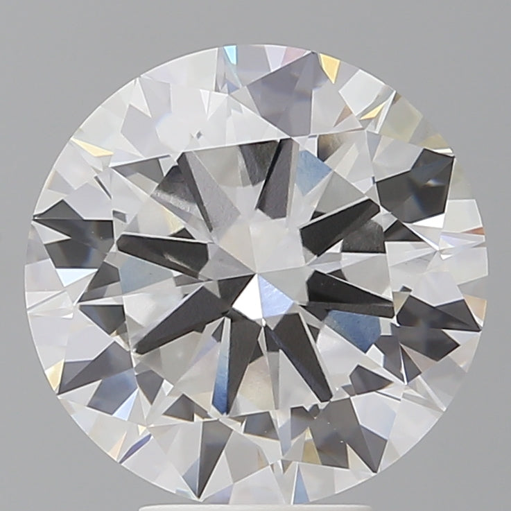 6.05 Carat Round Shaped, Excellent Cut, F Color, VVS2 Clarity, IGI Certified Lab Grown Diamond
