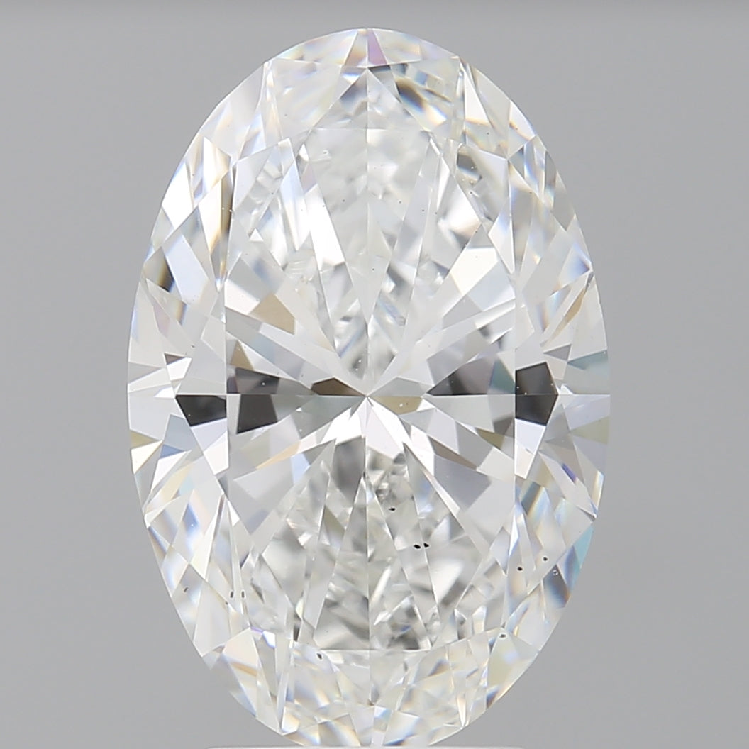 4.07 Carat Oval Shaped, Ideal Cut, F Color, VS2 Clarity, IGI Certified Lab Grown Diamond