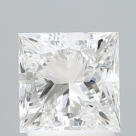 2.01 Carat Princess Shaped, Ideal Cut, D Color, VVS2 Clarity, IGI Certified Lab Grown Diamond